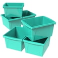 thumbnail image 1 of STOREX 4 Gallon (15L) Classroom Storage Bin, Teal (Case of 6), 1 of 4