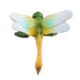 thumbnail image 4 of Green Wall Mount Dragonflies Pair Resin Shed Sculpture Statue Garden Dragonfly, 4 of 6
