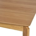 thumbnail image 6 of Lagom Adelyn Mid-Century 59.10 in Rectangle Expansive 6 Seater Dining Table, Natural Oak, 6 of 11