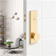 thumbnail image 3 of Sure-Loc ZT307 FBL Zermatt Keyed Entry Knob Set And Deadbolt Combo Pack Sideplate - Black, 3 of 7