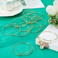 thumbnail image 4 of 12Pcs Gold Expandable Bangle Adjustable Wire Bracelets Stainless Steel Blank Metal Stackable Bracelet Cuff Set, 4 of 6
