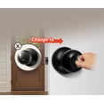 thumbnail image 3 of Cerradura de puerta de entrada sin llave WiFi con conjunto de manijas Hutehoute, 3 of 6