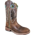 thumbnail image 1 of Women's Marianna 10" Brown Waxed Distress Leather Cowboy Boot, 1 of 2