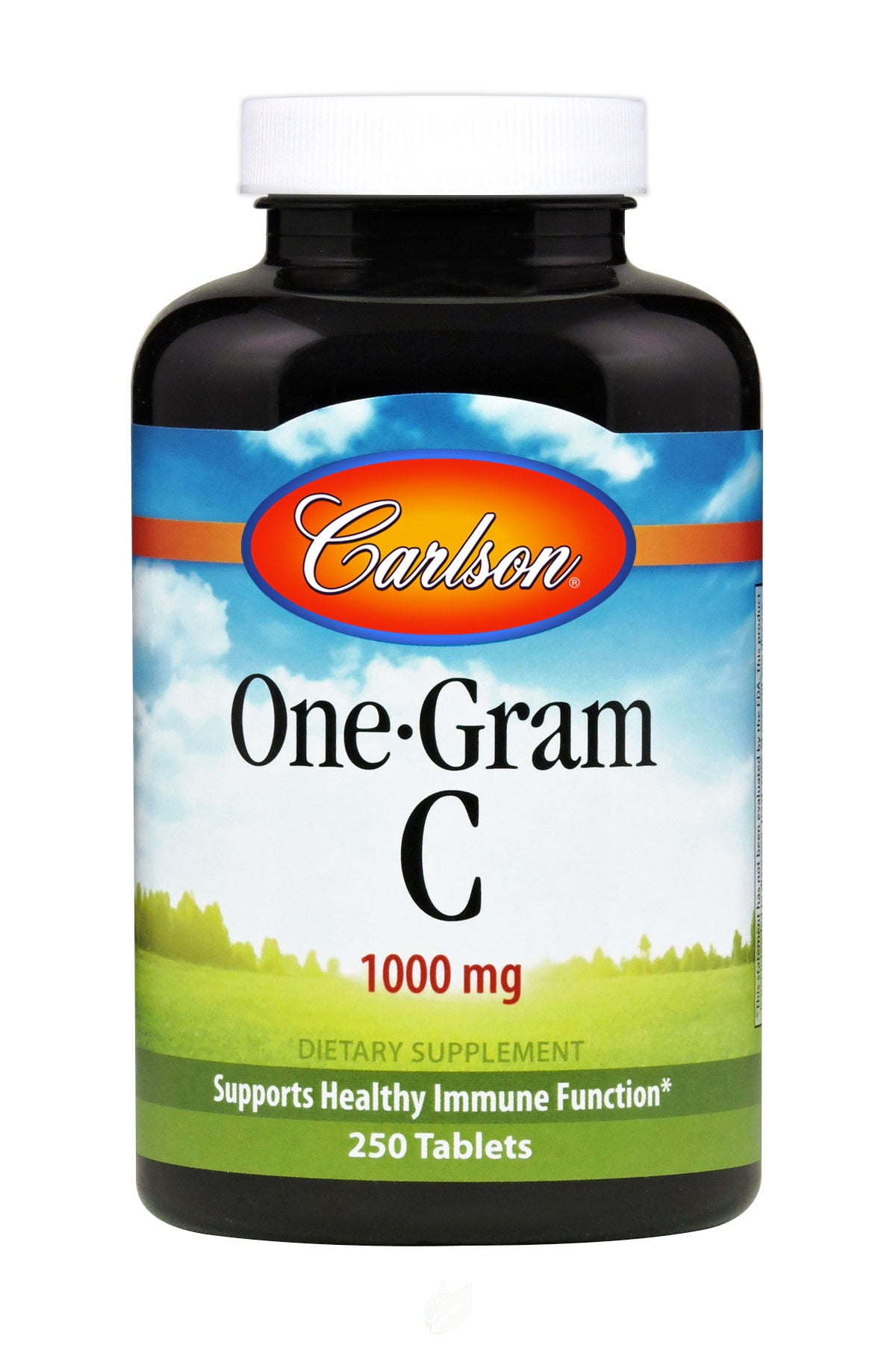 Carlson OneGram C Vitamin C 1000 mg, Tablets, Pack of 2
