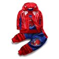 thumbnail image 1 of Traje de niños pequeños, conjuntos de ropa de superhéroe para niñas, trajes de primavera y otoño para niños, chándal de 3 uds, ropa para niños 4T Gao Jinjia LED, 1 of 2