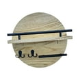 thumbnail image 3 of veasfak Key Holder Wall Mount Multifunctional Wall Shelf for Office Hallway Entryway Style D, 3 of 9