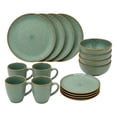 thumbnail image 1 of Vajilla VILMA para 4 Personas - Ceramica Verde 16 piezas, 1 of 9