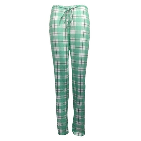 

Pants for Women Plaid Elastic Waisted Drawstring Wide Leg Pants Casual Soft Lounge Trousers Pajama Pants Sleepwear