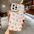 thumbnail image 3 of Funda de teléfono con patrón de rama de flores para iPhone 16, 15, 14, 13, 12, 11 Pro Max, XS, XR, 7, 8 Plus, funda de silicona suave mate a prueba de golpes, 3 of 5