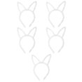 thumbnail image 4 of Way to Celebrate Easter Plush Bunny Ear Headband Set, White, 5 Pieces, 4 of 4
