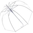 thumbnail image 4 of Parapluie - Dôme Transparent Extra Grand Grand Parapluie Transparent - Résistant au Vent (Transparent, Blanc), 4 of 4