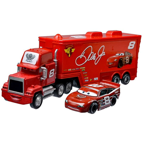 Disney Pixar Cars 3 jouet Lightning McQueen voitures et camion oncle Mike  camion 1:55 alliage plastique voiture jouet pour enfants cadeau de noël