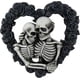 thumbnail image 1 of 1 paquete de colgante de corona de rosa con número de casa de pareja de calavera gótica Chri Rojo Verde, 1 of 5