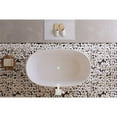 thumbnail image 4 of Elegant Kitchen & Bath BT10754GW-WHT 54 in. Soaking Bathtub, Glossy White with Polished White Trim, 4 of 8
