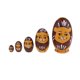 thumbnail image 4 of de anidación,Muñecas de anidación de animales,Muñecas de anidación de madera,Muñecas de madera Matryoshka,Muñeca ,Muñecas apilables rusas Sunnimix Muñecas rusas de anidación, 4 of 8