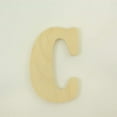 thumbnail image 4 of Package of 1, 8 Inch X 3/4" Thickness Baltic Birch Wood Letter C in The Goudy Heavy Font, Thick, Upper Case for Art & Craft Project, Made in USA, 4 of 4