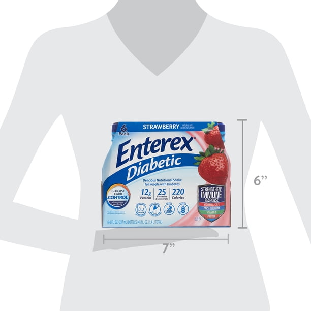 Enterex Diabetic Shake (6) | Wellness hydration for supply