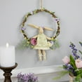 thumbnail image 2 of Northlight Girl Bunny Artificial Floral Mini Easter Wreath - 10" - Green, 2 of 6