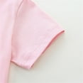 thumbnail image 6 of Bovxnpu Girls Short Sleeve T Shirts Undershirt Kids Summer Tops School Tee Summer Girls' Short Sleeved T-shirt Printed Round Neck Girls' Children's Sports Shirt, 6 of 6