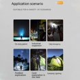 thumbnail image 2 of Mini Keychain Flashlight Type-c Fast Charging Strong Magnetic Warning Light For Outdoor Hiking Camping 520C, 2 of 5