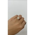 thumbnail image 5 of Bay - Moissanite Oval Cut Lab Diamond Solitaire Engagement Ring, 5 of 13