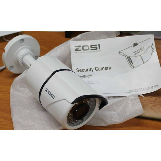 ZOSI Bullet Digital Security Camera 4 Piece Set White