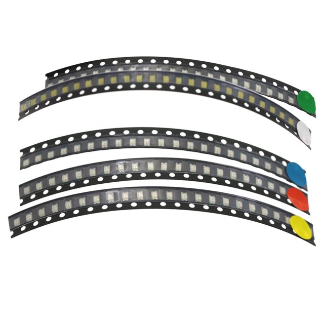 Tachiuwa 100x SMD LED Diode Lights Electronics Components Light Emitting Diodes 1206
