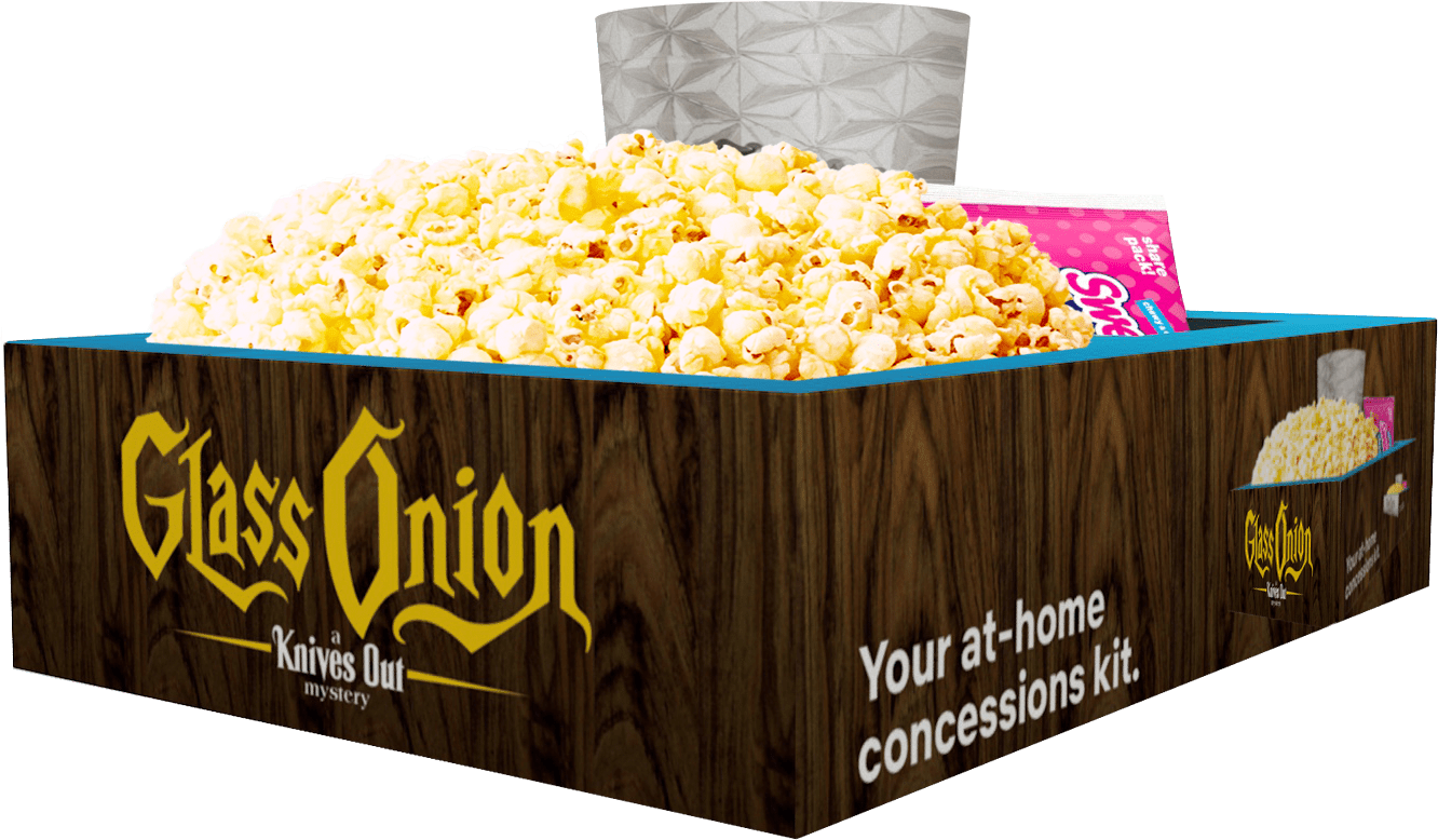 Glass Onion A Knives Out Mystery Concession Kit