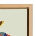 thumbnail image 3 of Kate and Laurel Sylvie Skate Dogs Colorful Animal Block Print in Framed Canvas Wall Art by Rachel Lee, 23x33 Natural, 3 of 5