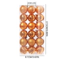 thumbnail image 3 of CHGBMOK 36Pcs Christmas Xmas Tree Ball Bauble Hanging Home Party Ornament Decor 3CM, 3 of 6