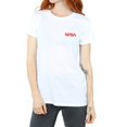 thumbnail image 3 of NASA T-Shirt Boyfriend en Coton pour Femmes à Logo Moderne sur la Poitrine, 3 of 5