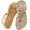 Beige, variant on Ablanczoom Womens Sandals Shoes String Beads Arch Support Summer Comfort Flat Beach Sandal for Women