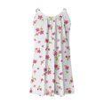 thumbnail image 4 of Vestido sin Mangas para las Mujeres Casual Impreso Cuello Redondo Suelto de Rodilla, Verano Vestido de Primavera para el Día Y el Trabajo, 4 of 5