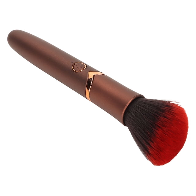 Pinceau de Maquillage Électrique, Pinceau de Massage Rechargeable par USB pour Estomper, Contourner, Mèches, Vibration à 10 Vitesses Réglable