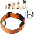thumbnail image 2 of LED Dog Collar, Luminous Dog Collar, Rechargeable and Length Adjustable, Waterproof Safety Collar for Dogs and Cats, Style 7, 2 of 5