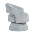 thumbnail image 4 of Attached Cushions Gray Swivel Chair / Offers Comfort in Primary Space, 4 of 5