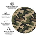 thumbnail image 3 of America Army Camouflage Set of 6 Faux Leather 4 Inch Coasters Drinks Tabletop Home Dinning Round Shape, 3 of 6