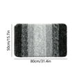 thumbnail image 3 of Bathroom Rugs and Mats Clearance Rvasteizo Living Room Bedroom Flocking Carpet Rug Bathroom Absorbent Non Slip Mats Kitchen Foot Mats Machine Wash Bathroom Rugs for Bedroom Bath Tub And Shower, Black, 3 of 5