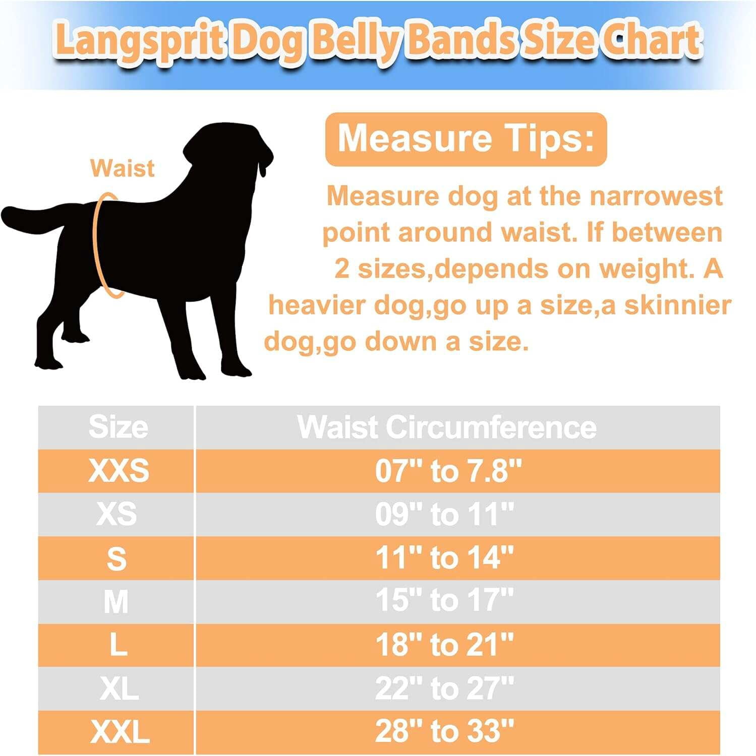 Langsprit Male Belly Bands for Dogs (Pack of 4) - High Absorbing Dog Wraps Male Washable - Reusable Male Dog Diapers(Shark，Tortoise，Rabbit，Whale)XL
