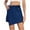 Dark Blue, variant on Xixinqiwan No Boundaries Women's High Waist Denim Skorts Wrap Front Asymmetrical Hem Skirt Shorts Jean Shorts for Women