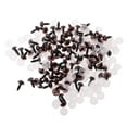 thumbnail image 2 of 100pcs Eyes with Washers Dolls DIY Accessories - 8/10/12 / Brown 10mm, 2 of 8