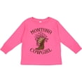thumbnail image 3 of Inktastic Montana Cowgirl Girls Long Sleeve Toddler T-Shirt, 3 of 5