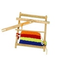 thumbnail image 6 of Sharprepublic Weaving Loom Kit Creative Activity Wooden Educational Toy for Kids Beginners, 6 of 8