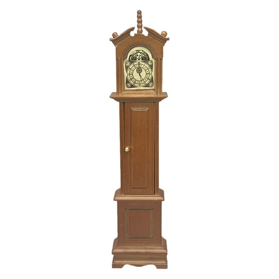 ROZYARD Realistic Retro Floor Clock Miniature Perfect For Home Or Office Display