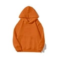 thumbnail image 2 of Grblisyd Hoodies for Teen Girls Dressy Casual Long Sleeve Preppy Cute Hooded Sweatshirts Fleece 2025 Fall Hoodie Shirts Tween Girls Trendy Clothes Saffron 130, 2 of 4