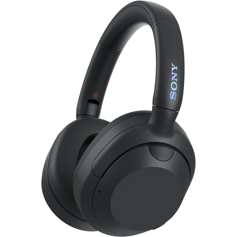 Sony WHULT900N/B ULT WEAR Wireless Noise Canceling Headphones, Black Bundle with Deco Gear Pro Audio Headphone Stand + Microfiber Cleaning Cloth