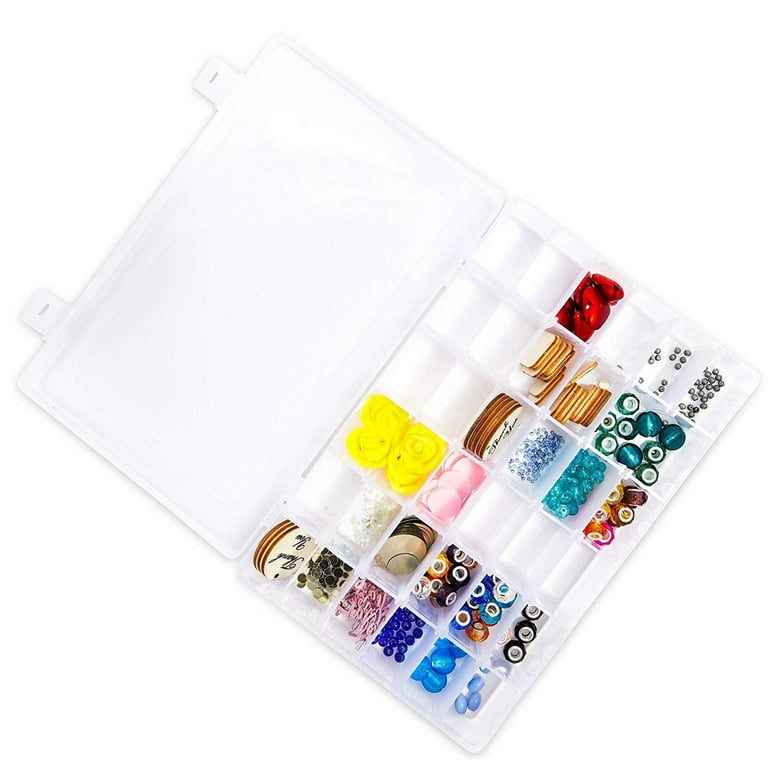 Transparent Bead Organizer Box With Removable Compartments Pp 36