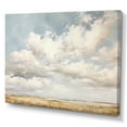 thumbnail image 2 of Designart "Minimalist White Clouds Vista" Clouds Canvas Art Print, 2 of 7