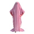 thumbnail image 2 of Pink Ghost Costume for Adults, Soft Ghost Sheet Costume with Eye Holes, Loose Full Body Sheet Ghost Costume for Halloween Group Party Cosplay, 2 of 6