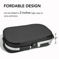 thumbnail image 7 of Tirrinia Insulated Picnic Basket, 26L Leakproof Collapsible Portable Cooler Basket for Camping, Travel and Shopping, with a Free Foldable Grocery Bag, Black, 16.8" x 9.7" x 10", 7 of 7